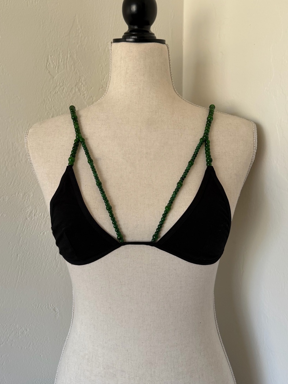Shawna Wu Jade Bead Mini Bra Bikini [M]